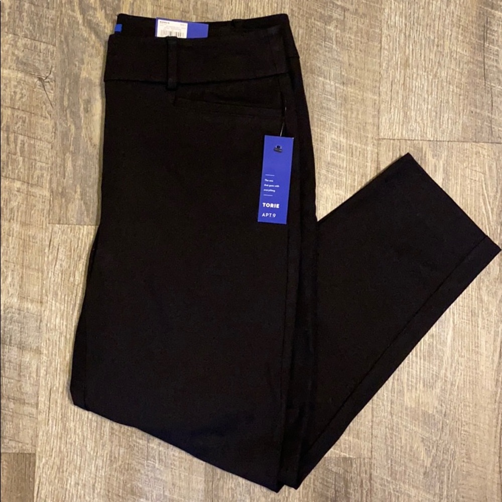 Apt. 9® Torie Straight-Leg Ankle Pants